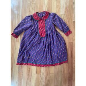 Vintage Hanna Anderson‎ Girls Dress, 110cm, Size 5